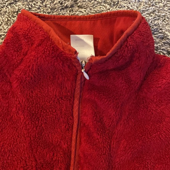 The North Face Vintage Mossbud Red 1/4 Zip Pullover Fleece Jacket, Women’s M - Picture 6 of 15